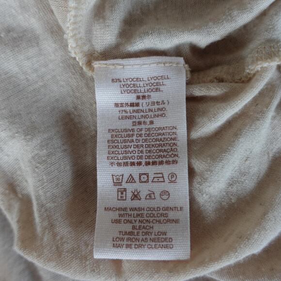 Free People Tunic Tank Top Womens Small Cream Megan Lace Embroidered Crochet - Picture 7 of 8